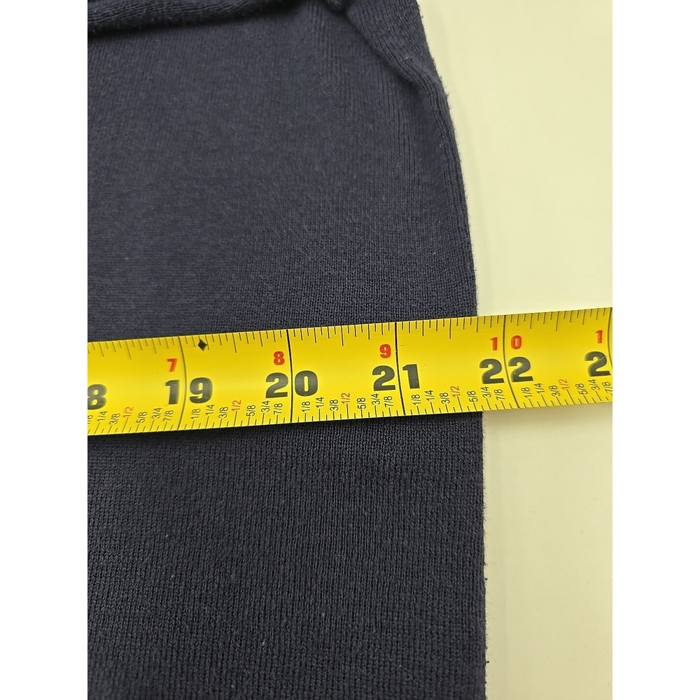Polo Ralph Lauren Waffle-Knit V-Neck Classic Preppy Blue Sweater XL - Picture 5 of 9